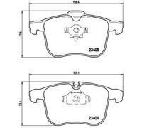 Plaquettes de frein P 59 046 BREMBO pour SAAB OPEL CADILLAC