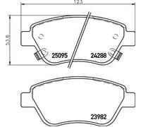 Brembo P59081 Plaquettes de Frein Avant
