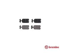 Brembo Plaquettes de frein avant P 61 002 – pour Citroën Dyane, Acadiane, 2 CV, Méhari – Jeu de 4