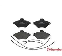 BREMBO - Jeu de 4 plaquettes de frein P 61 053 - Réf. 1396040