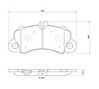 Plaquettes de frein P 65 043X BREMBO