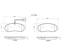 Plaquettes de frein P 68 062G BREMBO