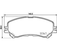BREMBO P 68 067 Plaquettes de frein
