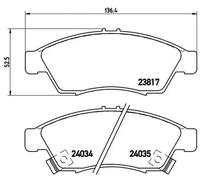 Plaquettes de frein P 79 014 BREMBO pour SUZUKI LIANA