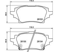 BREMBO P 83 178 Plaquettes de frein