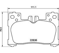 BREMBO P 83 181 Plaquettes de frein