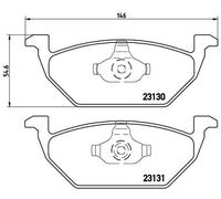 Plaquettes de frein P 85 041 BREMBO pour SEAT VW AUDI SKODA STREETSCOOTER