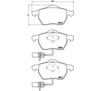 Brembo Plaquettes de frein avant P85085