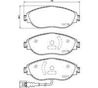 Plaquettes de frein P 85 144X BREMBO pour AUDI SKODA VW SEAT CUPRA