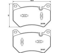 Brembo Plaquettes de frein P 85 181 pour AUDI Q5, Q5 Van, Q5 Sportback