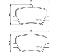 Brembo Plaquettes de frein P 86 032