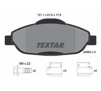 PLAQUETTES DE FREIN PEUGEOT P. 308/3008/5008 07-
