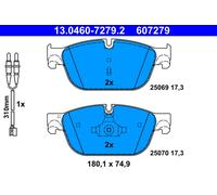 PLAQUETTES DE FREIN PEUGEOT P. 308/407/508 1.6-3.0 04- AVEC CAPTEUR
