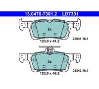 PLAQUETTES DE FREIN PEUGEOT T. 308 1.2-2.0 13- CERAMIC