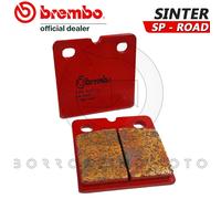 PLAQUETTES DE FREIN POSTERIEURES BREMBO SINTERISEES ROUGES NORTON F 1 1990