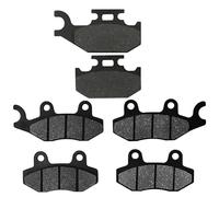 Plaquettes de frein pour avant et pour arrière pour moto pour Yamaha pour YFM700R pour Raptor YFM700 2006 YXR450 Rhino YXR660 plaquettes de frein(Front and Rear)
