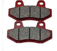 Plaquettes de frein pour ma moto Plaquettes de frein pour moto GY6 pour scooter, cyclomoteur, VTT 50cc, 70cc, 100cc, 125cc, 140cc(Rouge)