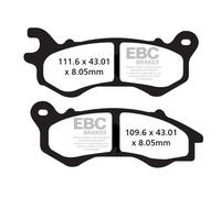 Plaquettes de frein pour scooter EBC SFA603HH (jeu pour 1 disque)