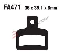 PLAQUETTES DE FREIN POUR SCORPA 125/250/280 03> ARRIÈRE FA471 SR 125/280 09> SY