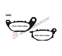 Ebc Fa-hh Series Fa663hh Sintered Brake Pads Noir