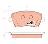 PLAQUETTES DE FREIN RENAULT P. CLIO 05-/KANGOO 08- ROUES 14""/SWIFT/MICRA/NOTE/D