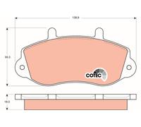 PLAQUETTES DE FREIN RENAULT P. MASTER 98-/MOVANO ROUES 15""