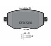 PLAQUETTES DE FREIN RENAULT P. MEGANE 1.2-1.6/1.5 DCI 15-