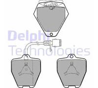 Kit de plaquettes de frein, frein à disque DELPHI LP1024