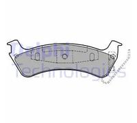Plaquettes de frein Semi-Metallic LP1183 DELPHI pour JEEP GRAND CHEROKEE I