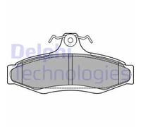 Plaquettes de frein Semi-Metallic LP1424 DELPHI pour DAEWOO NUBIRA NUBIRA Wagon