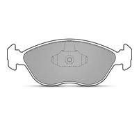 Plaquettes de frein Semi-Metallic LP1443 DELPHI pour VOLVO 850 850 Break S70