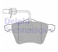 Plaquettes de frein Semi-Metallic LP1529 DELPHI pour VW TRANSPORTER T4 Fourgon