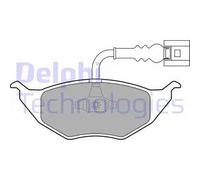 Plaquettes de frein Semi-Metallic LP1736 DELPHI pour VW AUDI