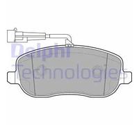 Plaquettes de frein Semi-Metallic LP2024 DELPHI pour FIAT CROMA
