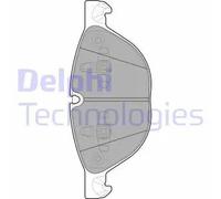 Plaquettes de frein Semi-Metallic LP2091 DELPHI pour BMW X5 X6