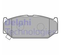 Plaquettes de frein Semi-Metallic LP2182 DELPHI pour SUZUKI SWIFT IV ALTO IV