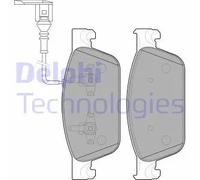 Plaquettes de frein Semi-Metallic LP2199 DELPHI pour VW MULTIVAN T5 MULTIVAN T6