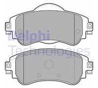 Plaquettes de frein Semi-Metallic LP2228 DELPHI pour CITROËN C4 II DS4