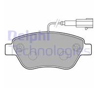 Plaquettes de frein Semi-Metallic LP2230 DELPHI pour FIAT ALFA ROMEO