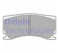 Jeu de 4 plaquettes de frein avant DELPHI LP3174