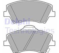Delphi – Kit de plaquettes de frein LP3264 – Frein à disque – Avant – Lot de 4