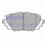 DELPHI LP3284 Plaquettes de frein