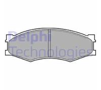Plaquettes de frein Semi-Metallic LP358 DELPHI pour NISSAN INFINITI