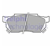 Plaquettes de frein Semi-Metallic LP445 DELPHI pour HONDA CIVIC IV Hatchback