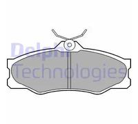 Plaquettes de frein Semi-Metallic LP548 DELPHI pour VW TRANSPORTER T3 Fourgon