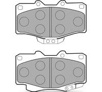 Plaquettes de frein Semi-Metallic LP854 DELPHI pour VW TOYOTA BMW