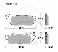 Jeu de plaquettes de frein TRW MCB817