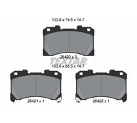 PLAQUETTES DE FREIN TOYOTA P. YARIS 1.6 GR 4WD 20-