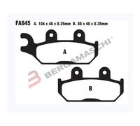 Ebc Fa-tt Series Carbon Offroad Fa645tt Brake Pads Noir