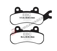 Ebc Fa-tt Series Carbon Fiber Fa682tt Brake Pads Noir